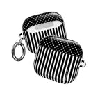 B&W Polka Dots x Stripes AirPod Case