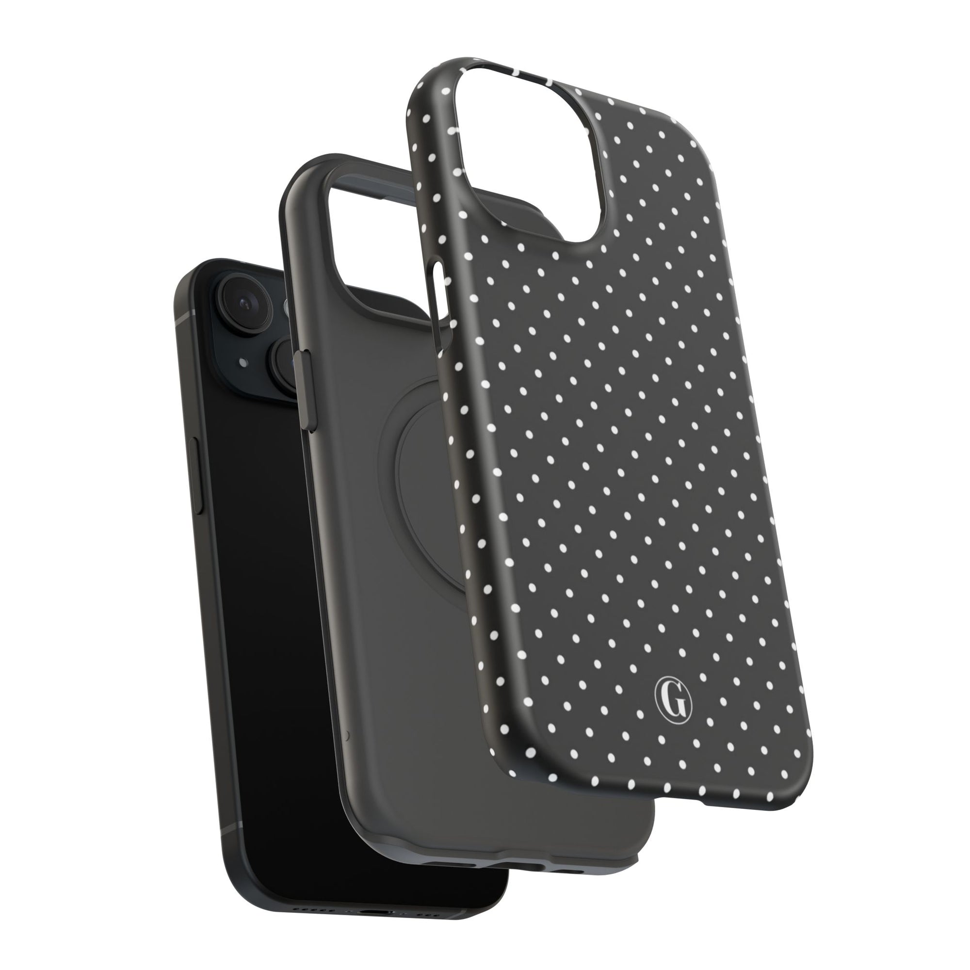 Black Polka Dots Phone Case