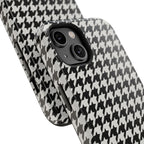 Houndstooth Print Phone Case