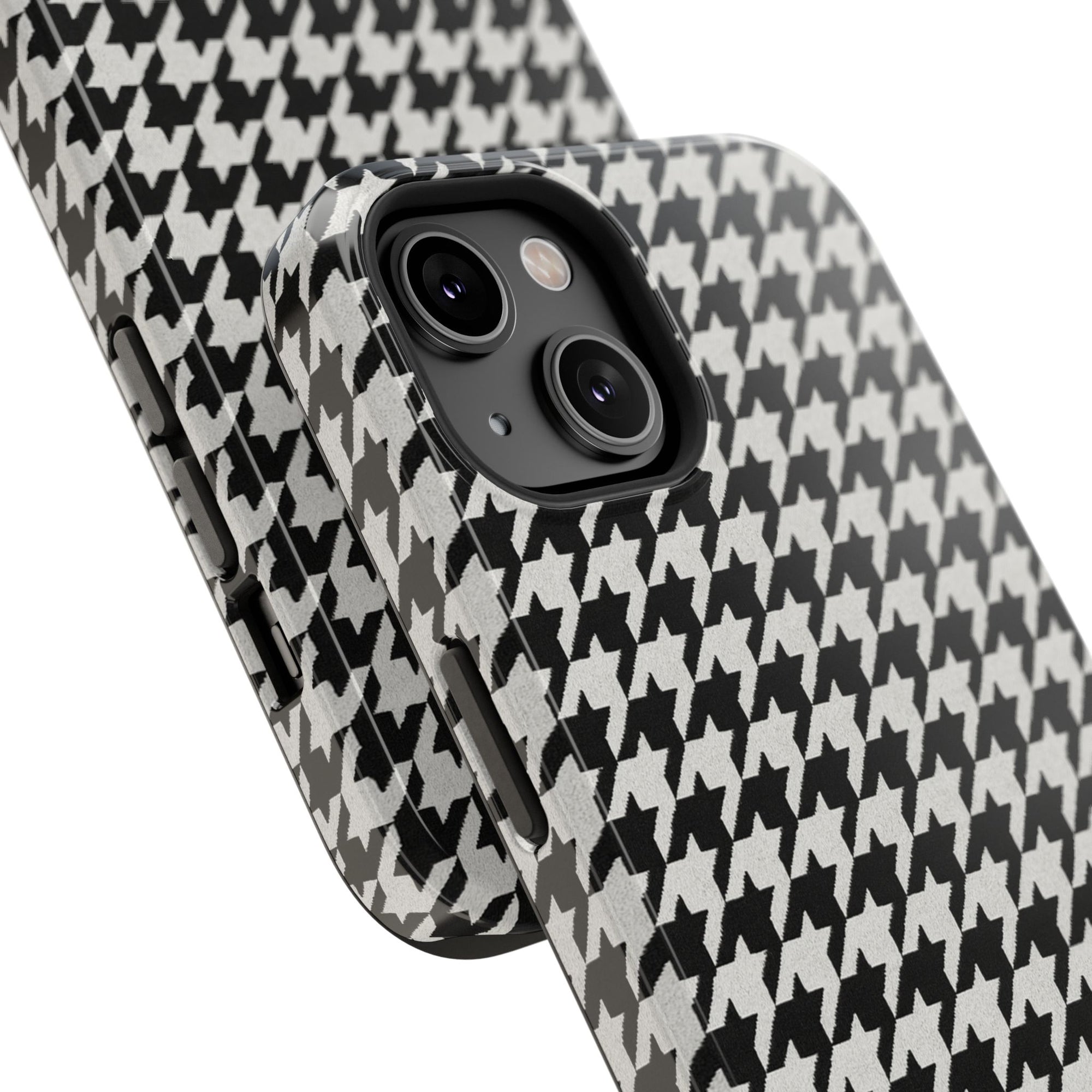 Houndstooth Print Phone Case