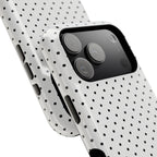 White Polka Dots Phone Case