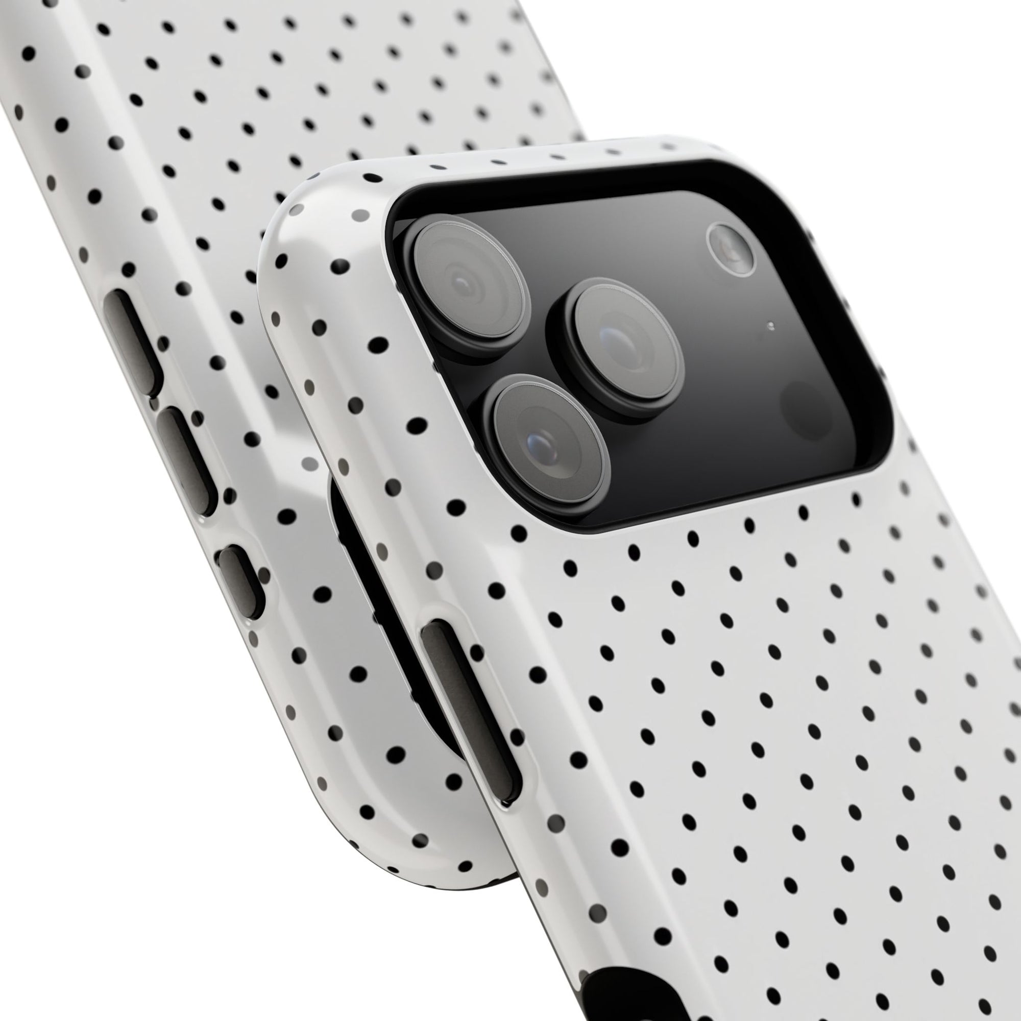 White Polka Dots Phone Case