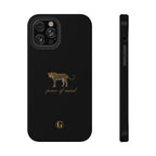 Black 'Peace of Mind' Panther Phone Case