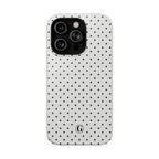 White Polka Dots Phone Case
