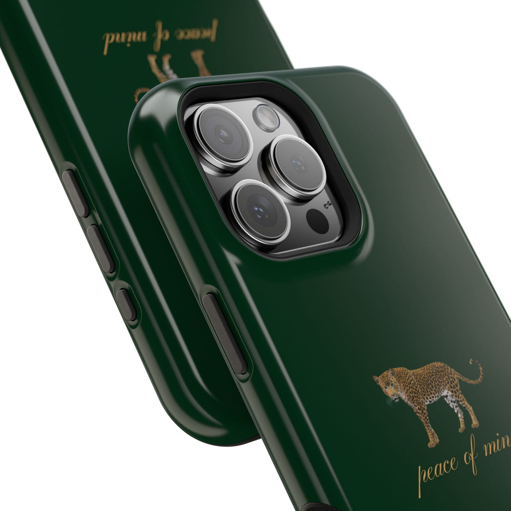 Emerald Green 'Peace of Mind' Panther Phone Case