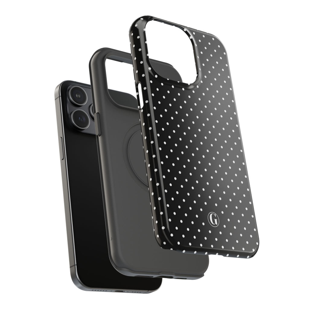 Black Polka Dots Phone Case