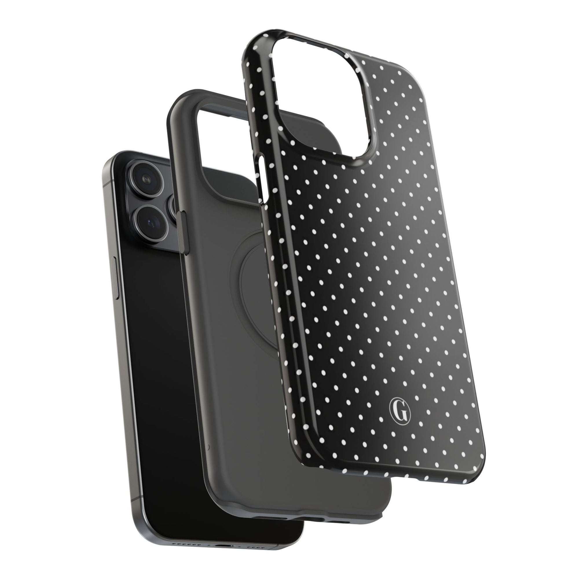 Black Polka Dots Phone Case