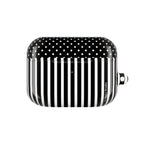 B&W Polka Dots x Stripes AirPod Case