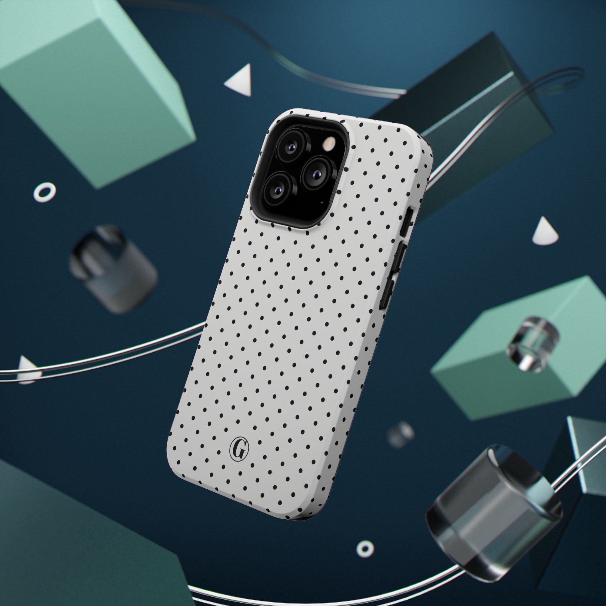 White Polka Dots Phone Case