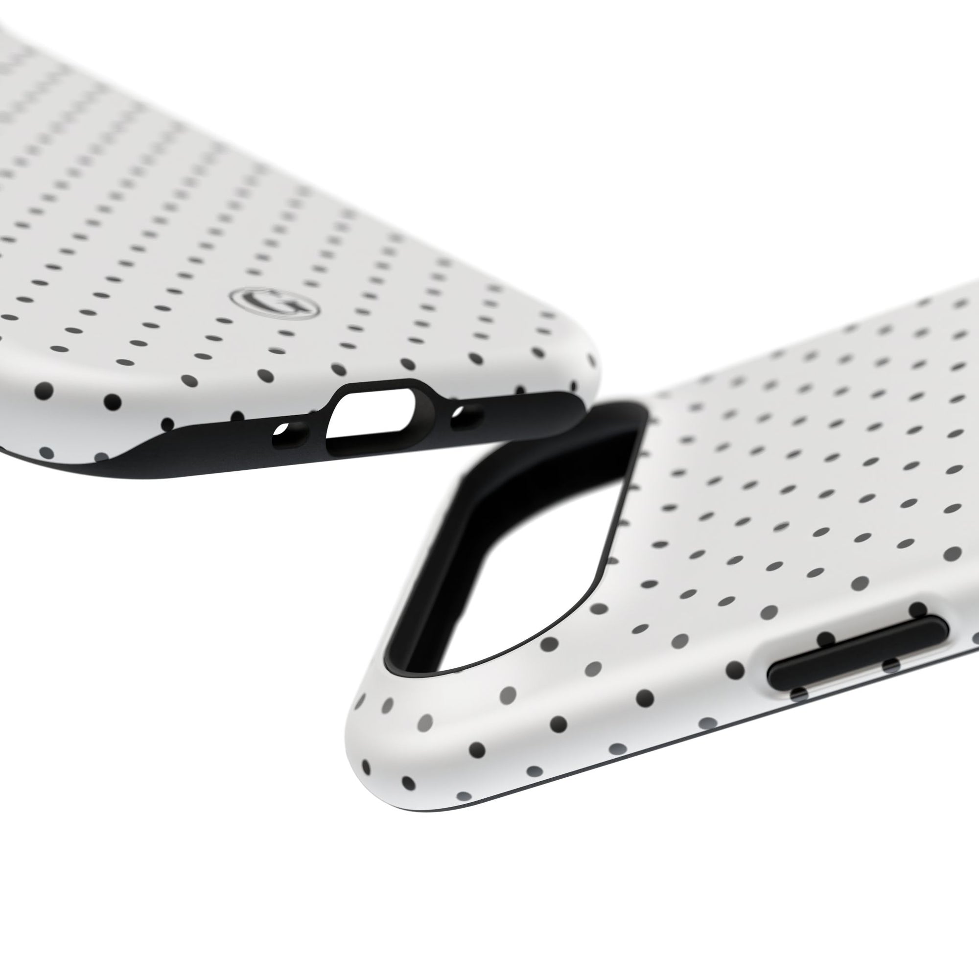 White Polka Dots Phone Case