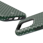 Emerald Green Polka Dots Phone Case