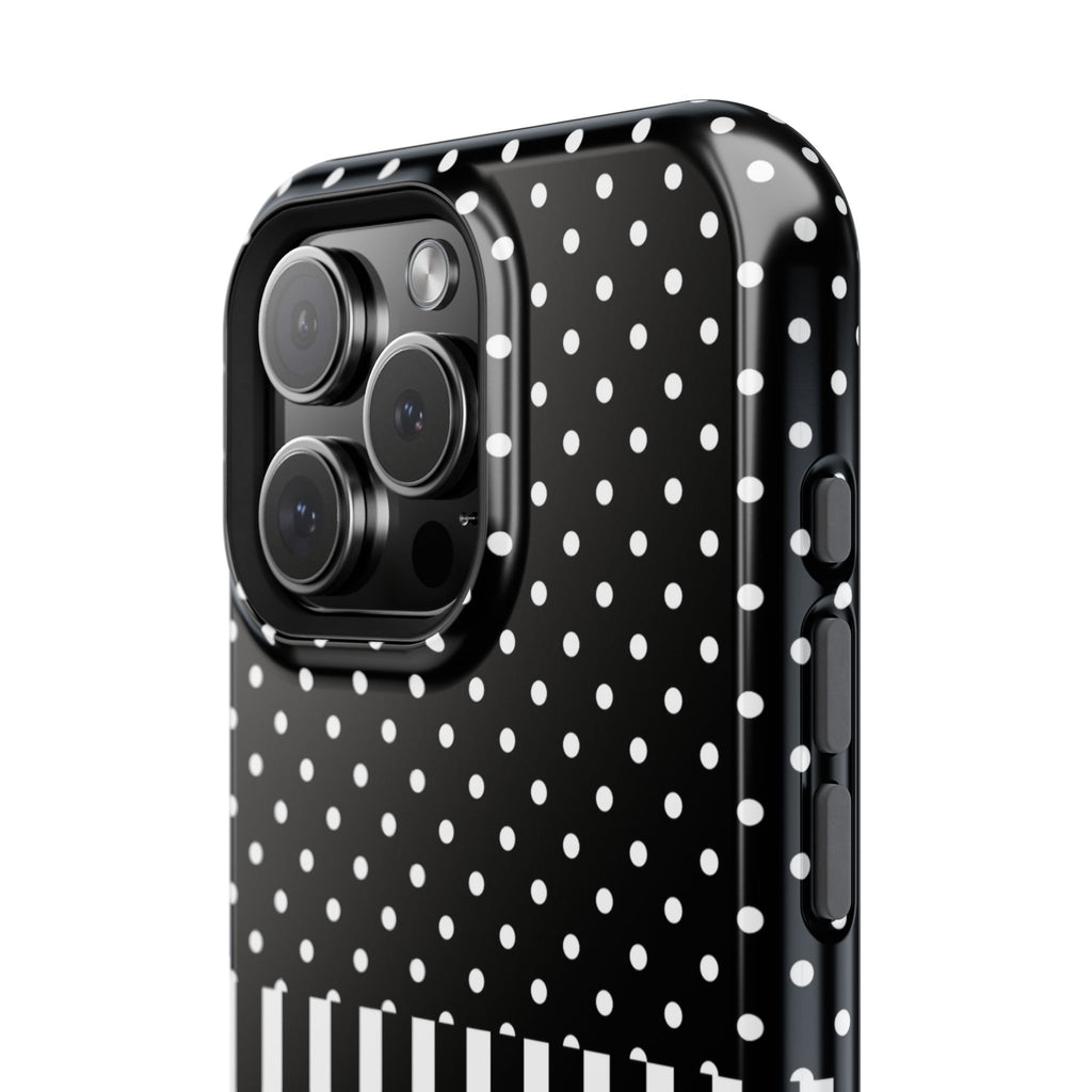 B&W Polka Dots x Stripes Phone Case