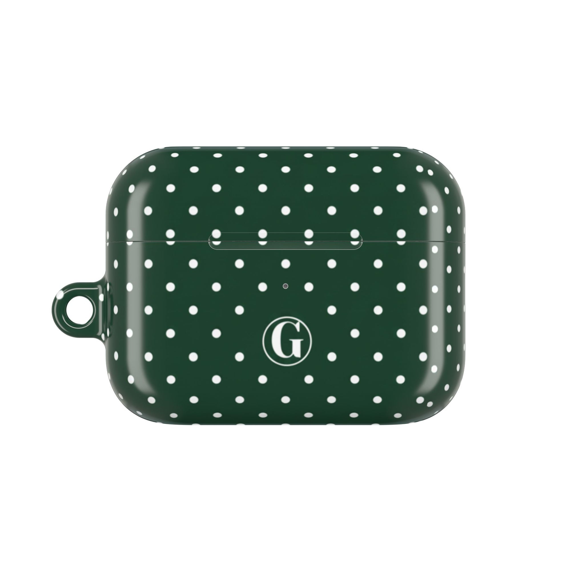 Emerald Green Polka Dot AirPod Case