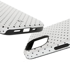 White Polka Dots Phone Case