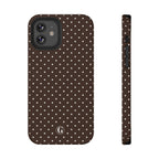 Brown Polka Dots Phone Case