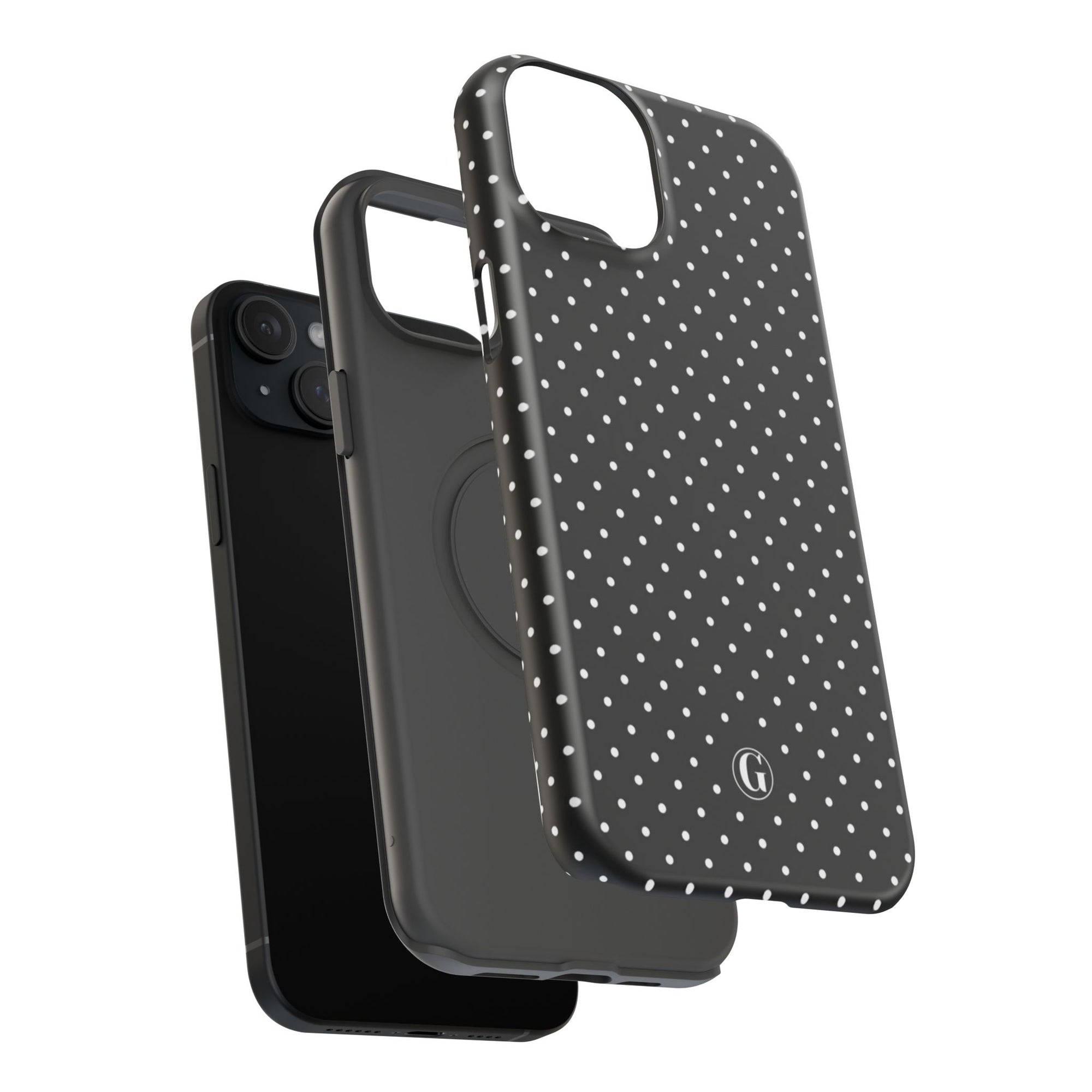 Black Polka Dots Phone Case