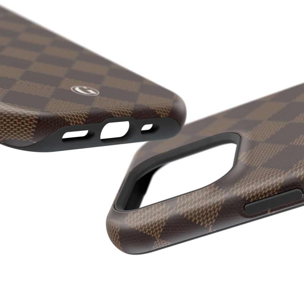 Brown Checkmate Phone Case