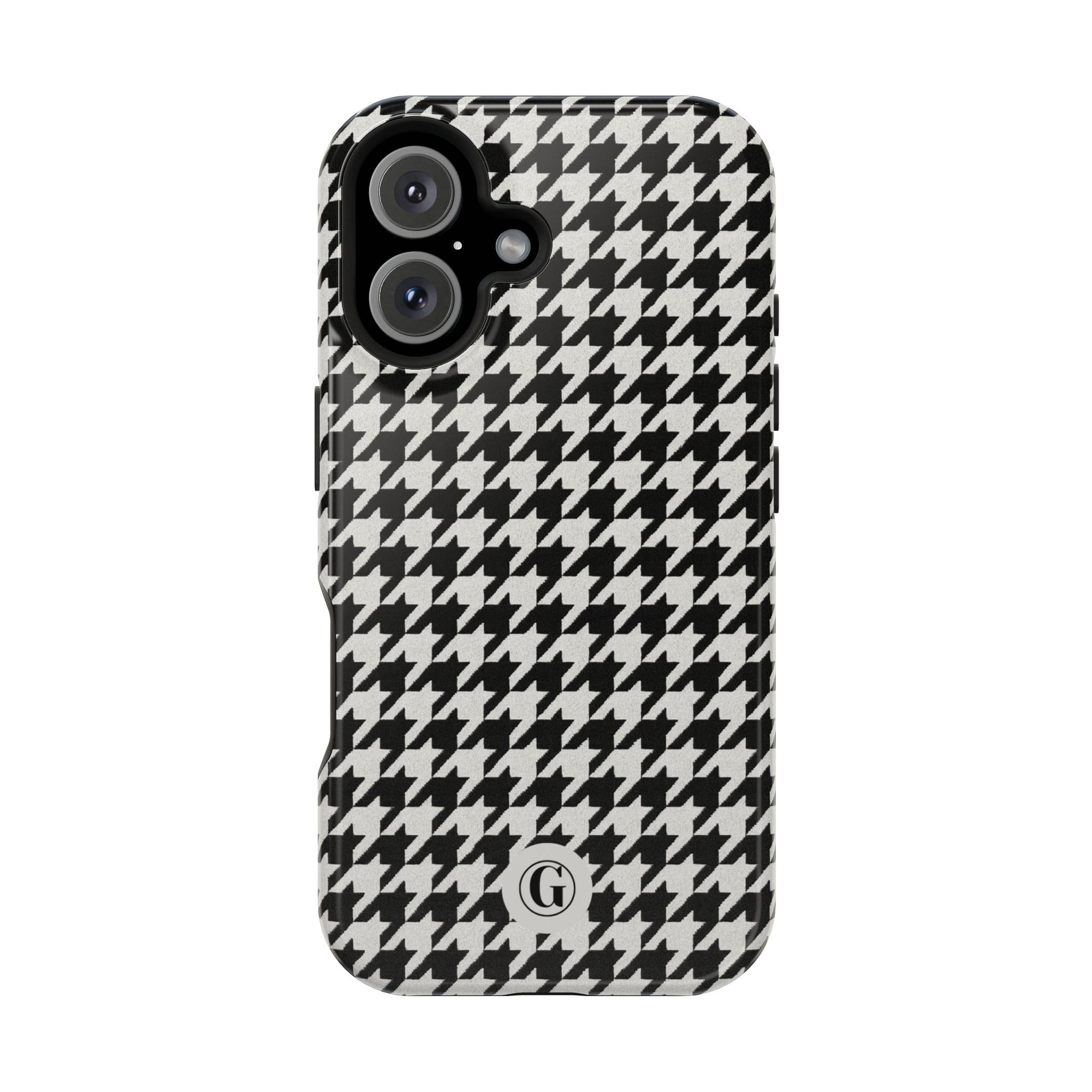 Houndstooth Print Phone Case