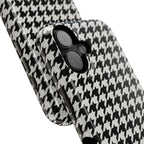 Houndstooth Print Phone Case