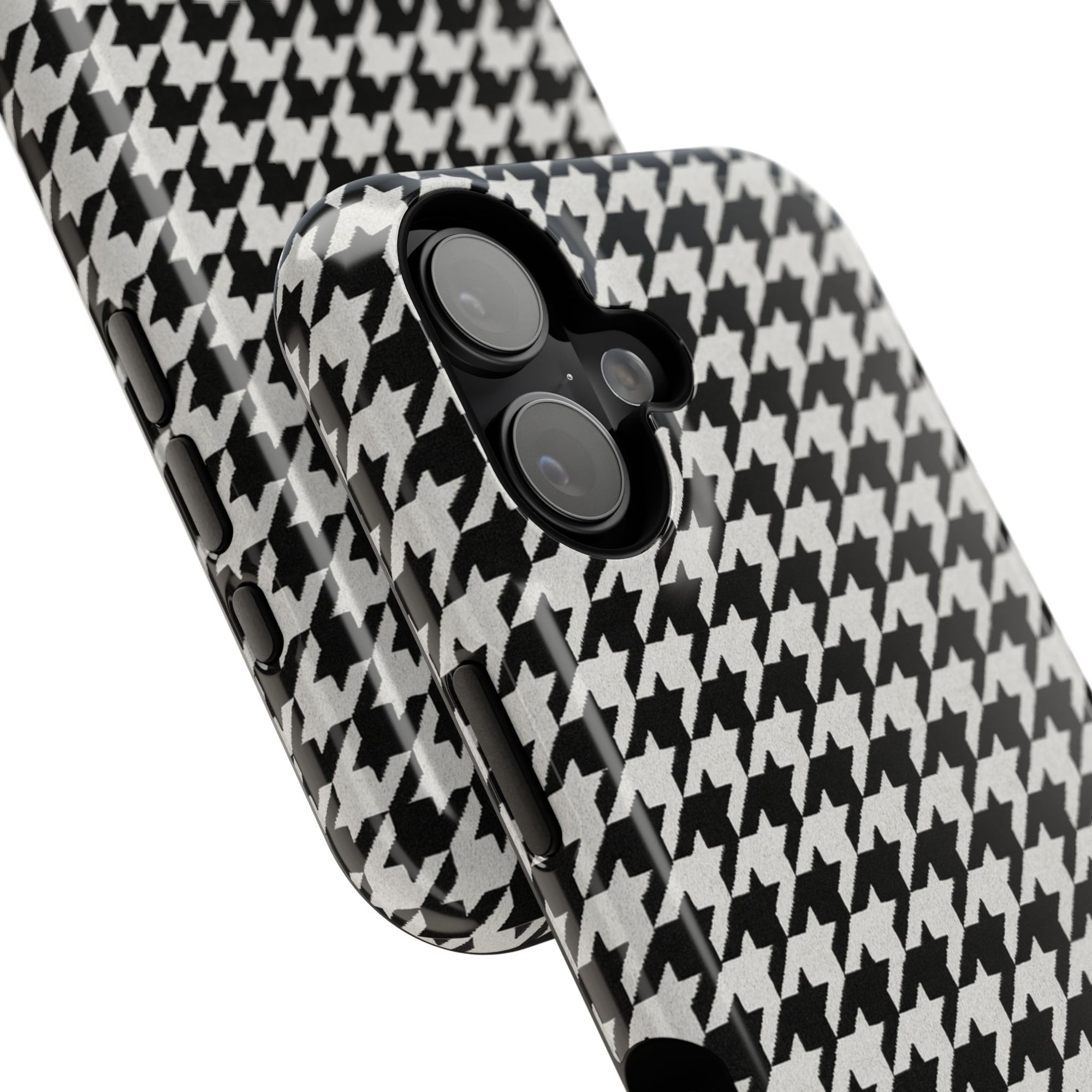 Houndstooth Print Phone Case