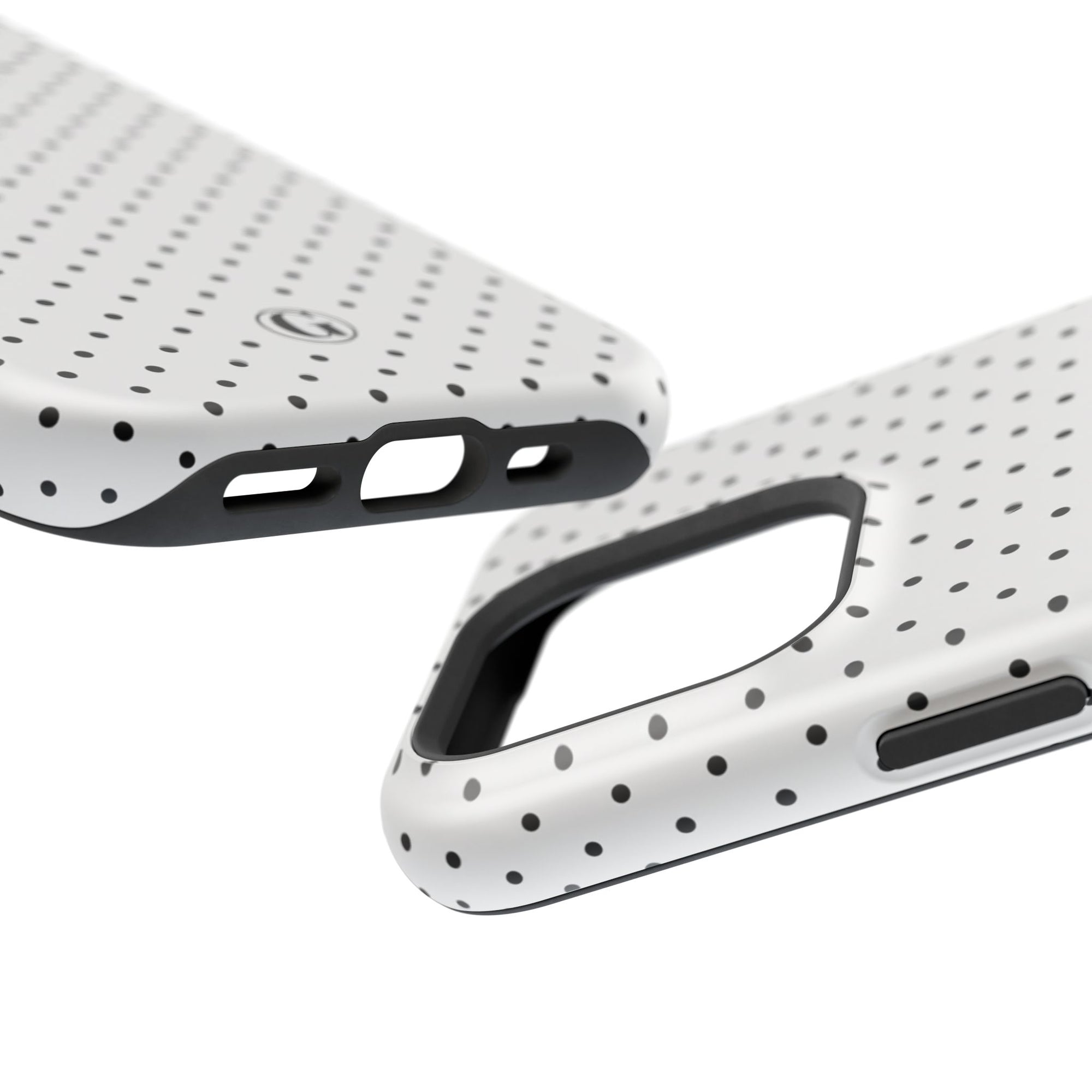 White Polka Dots Phone Case