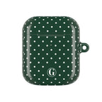 Emerald Green Polka Dot AirPod Case