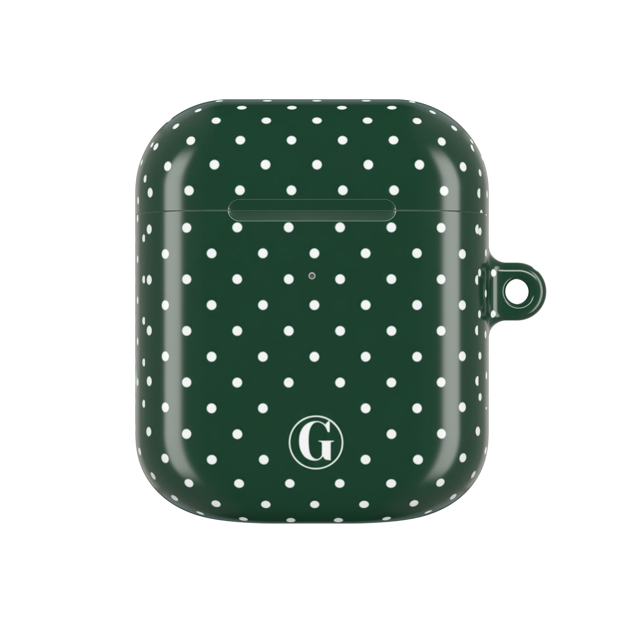 Emerald Green Polka Dot AirPod Case