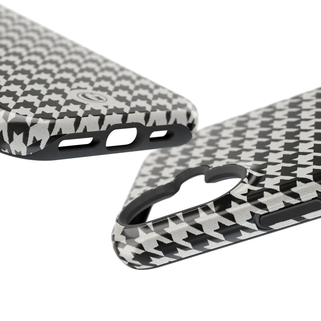 Houndstooth Print Phone Case