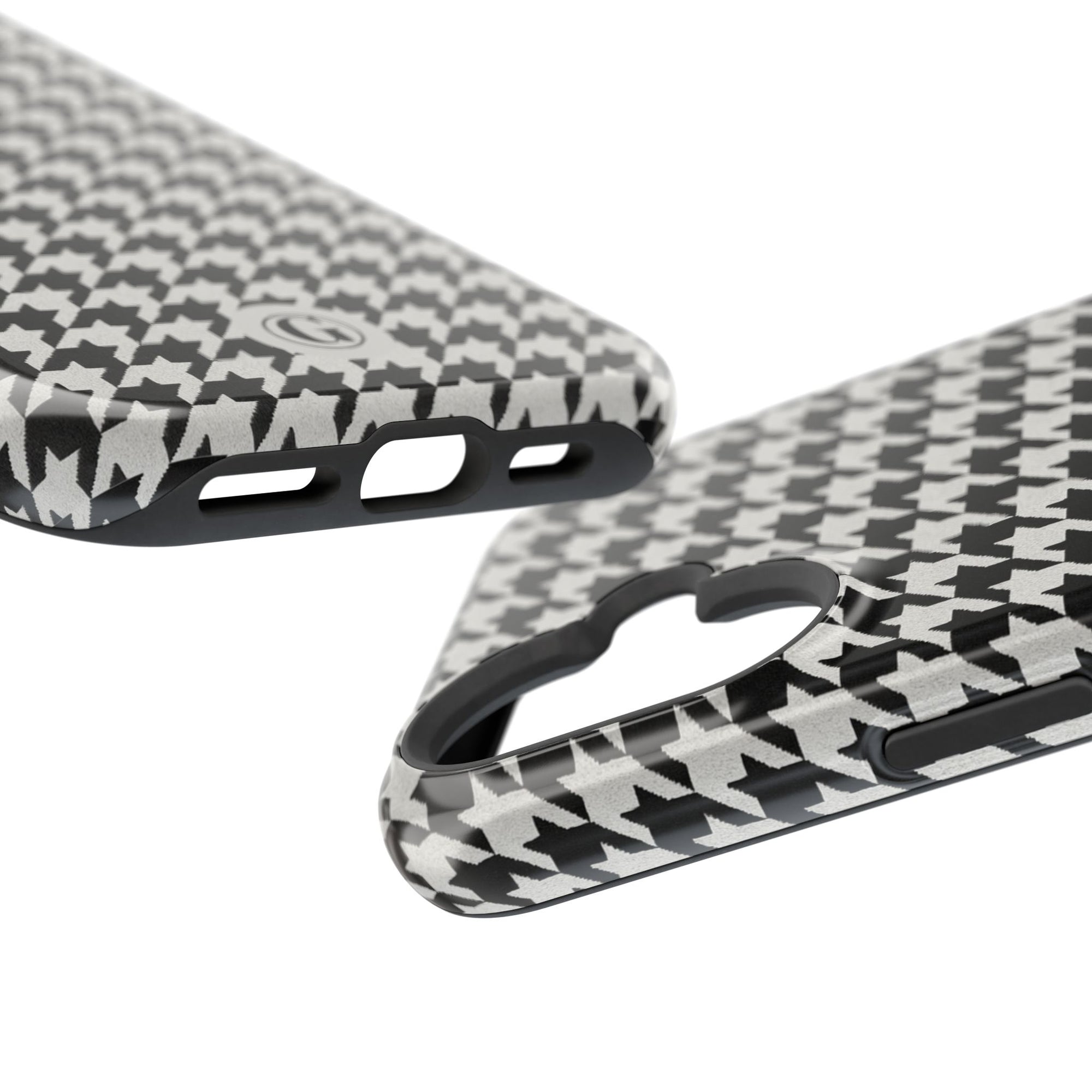 Houndstooth Print Phone Case