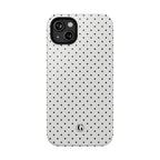 White Polka Dots Phone Case