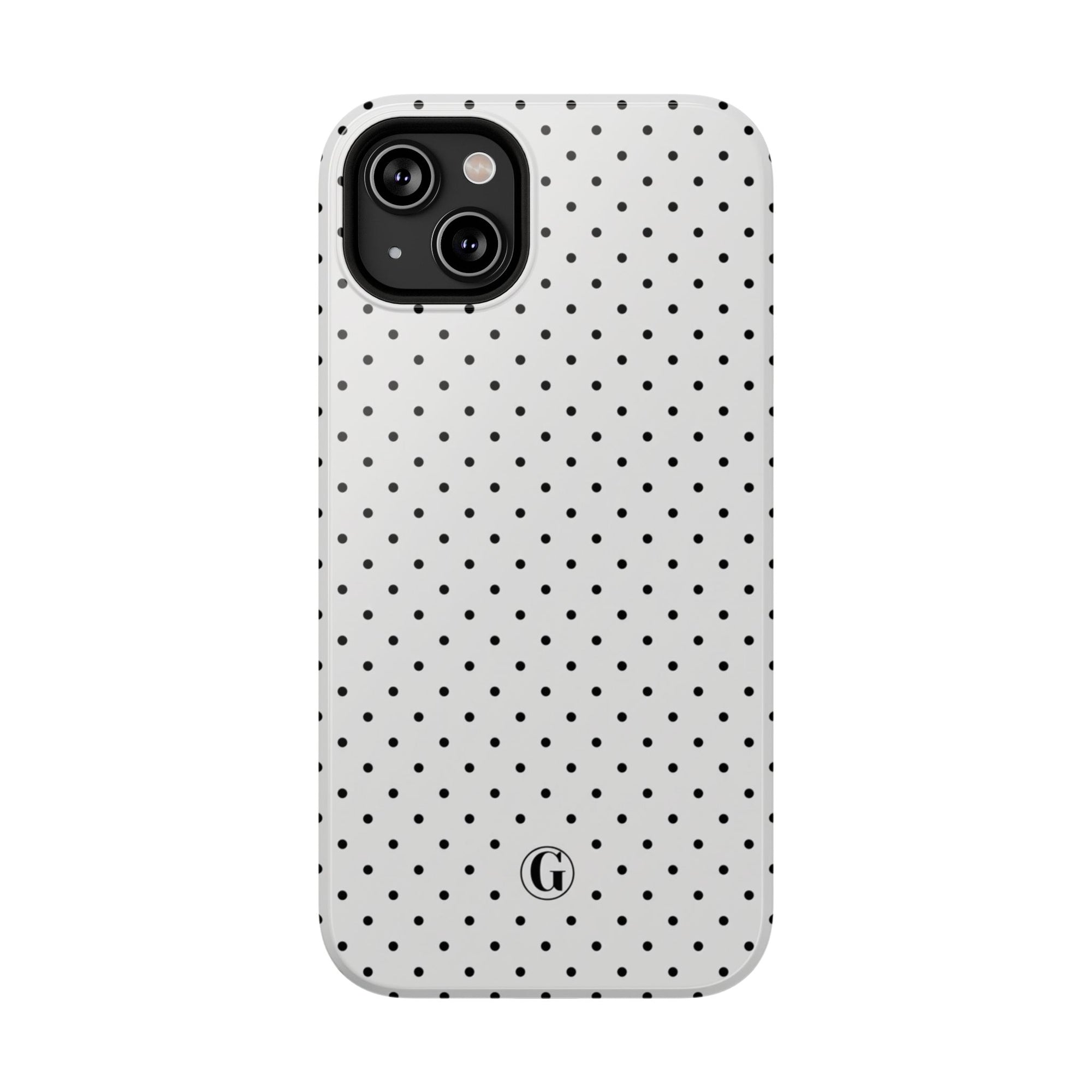 White Polka Dots Phone Case