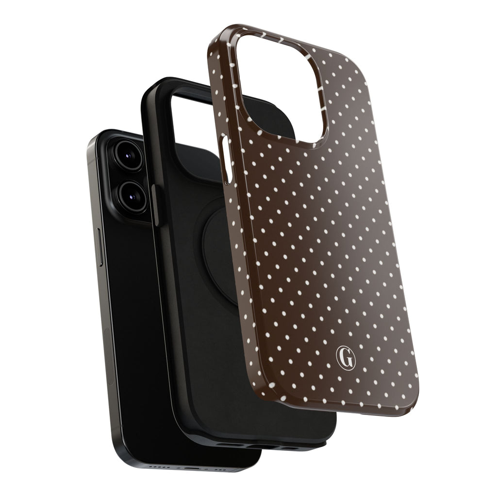 Brown Polka Dots Phone Case