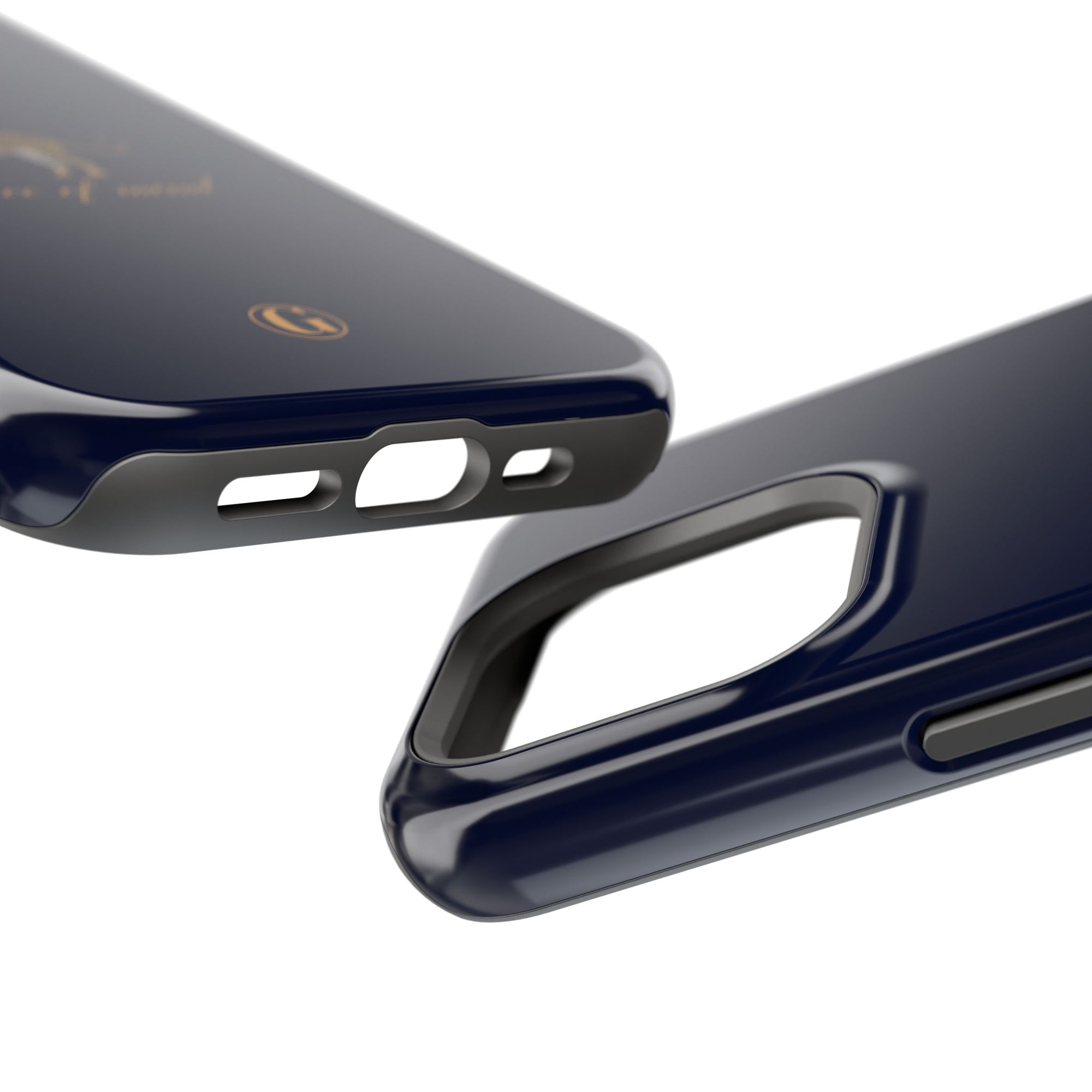 Navy Blue 'Peace of Mind' Panther Phone Case