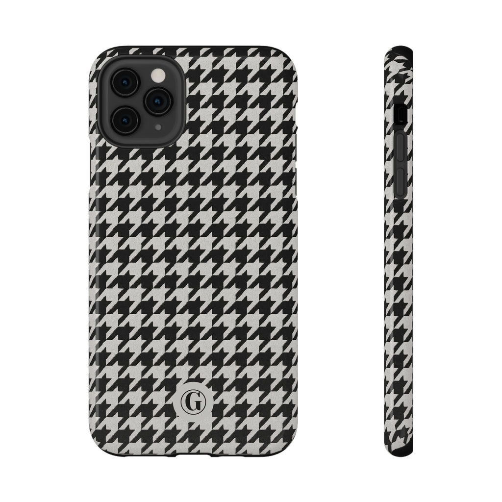 Houndstooth Print Phone Case