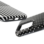 B&W Polka Dots x Stripes Phone Case
