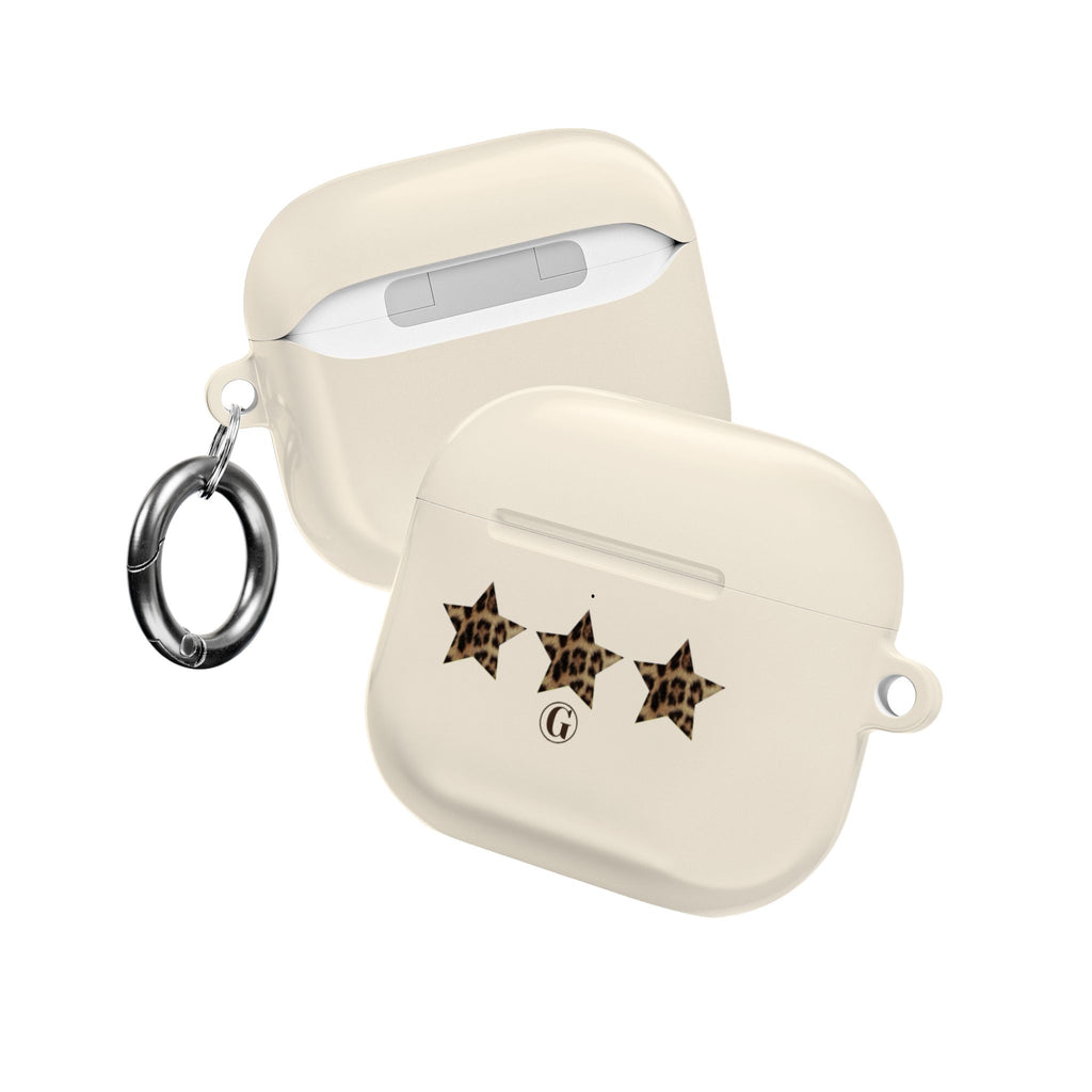 Leopard Print Stars AirPod Case