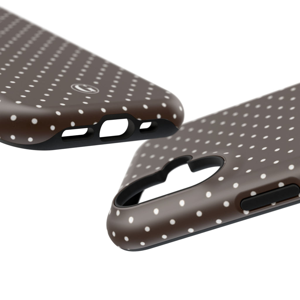 Brown Polka Dots Phone Case