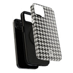 Houndstooth Print Phone Case