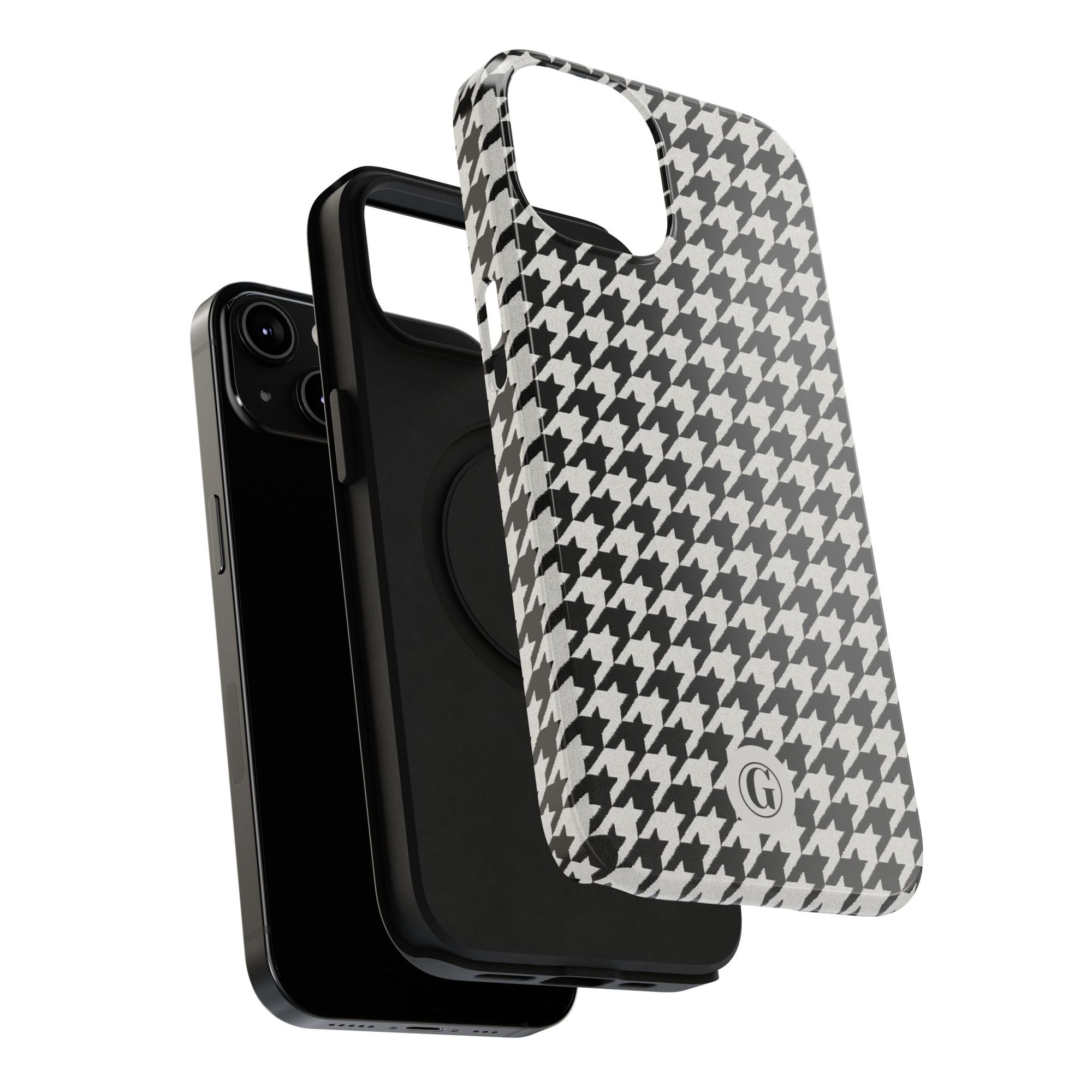 Houndstooth Print Phone Case
