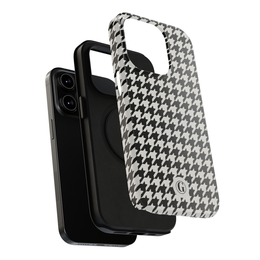 Houndstooth Print Phone Case