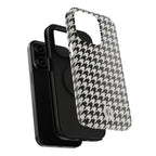 Houndstooth Print Phone Case