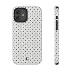White Polka Dots Phone Case