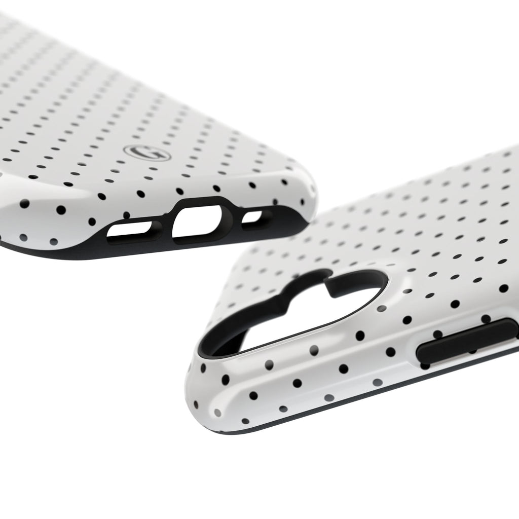 White Polka Dots Phone Case