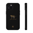 Black 'Peace of Mind' Panther Phone Case
