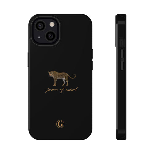 Black 'Peace of Mind' Panther Phone Case