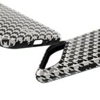 Houndstooth Print Phone Case