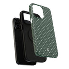 Emerald Green Polka Dots Phone Case