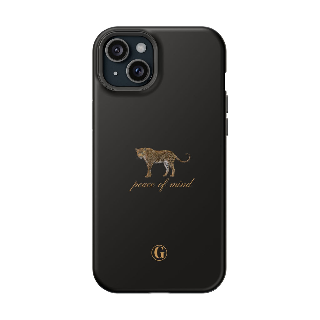 Black 'Peace of Mind' Panther Phone Case