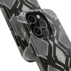 Grey Snakeskin Print Phone Case