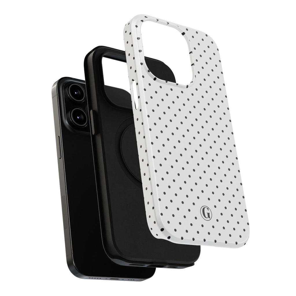White Polka Dots Phone Case